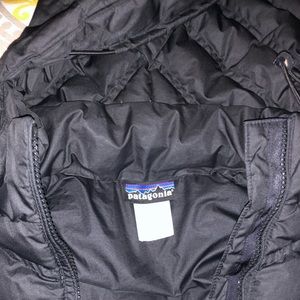 Patagonia above the knee, parka.